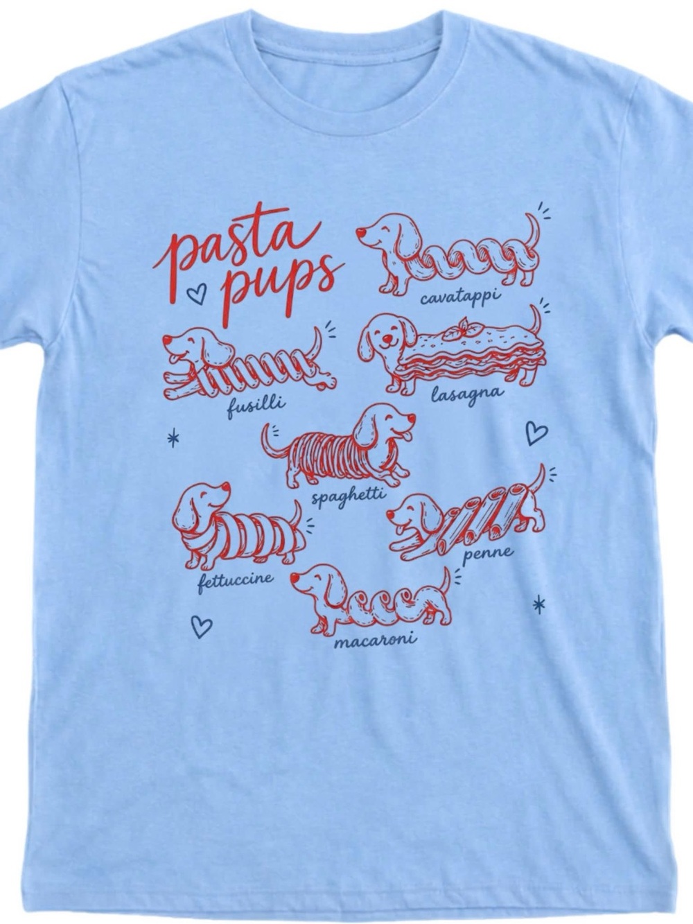 Pasta Pups Funny Dachshund shirt
